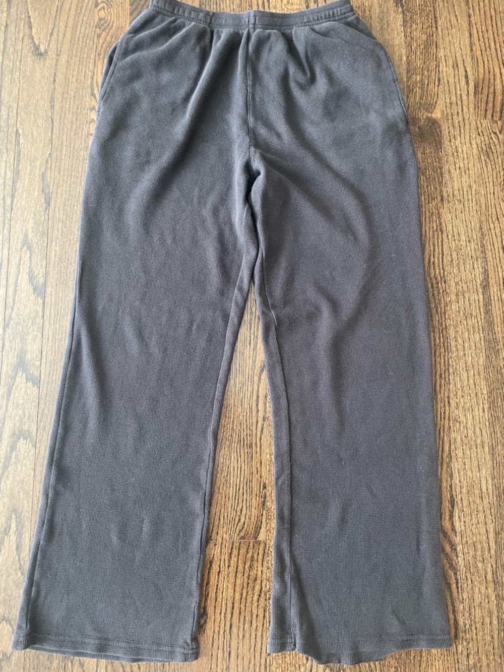 Brandy Melville Black Sweatpants with White Drawstring